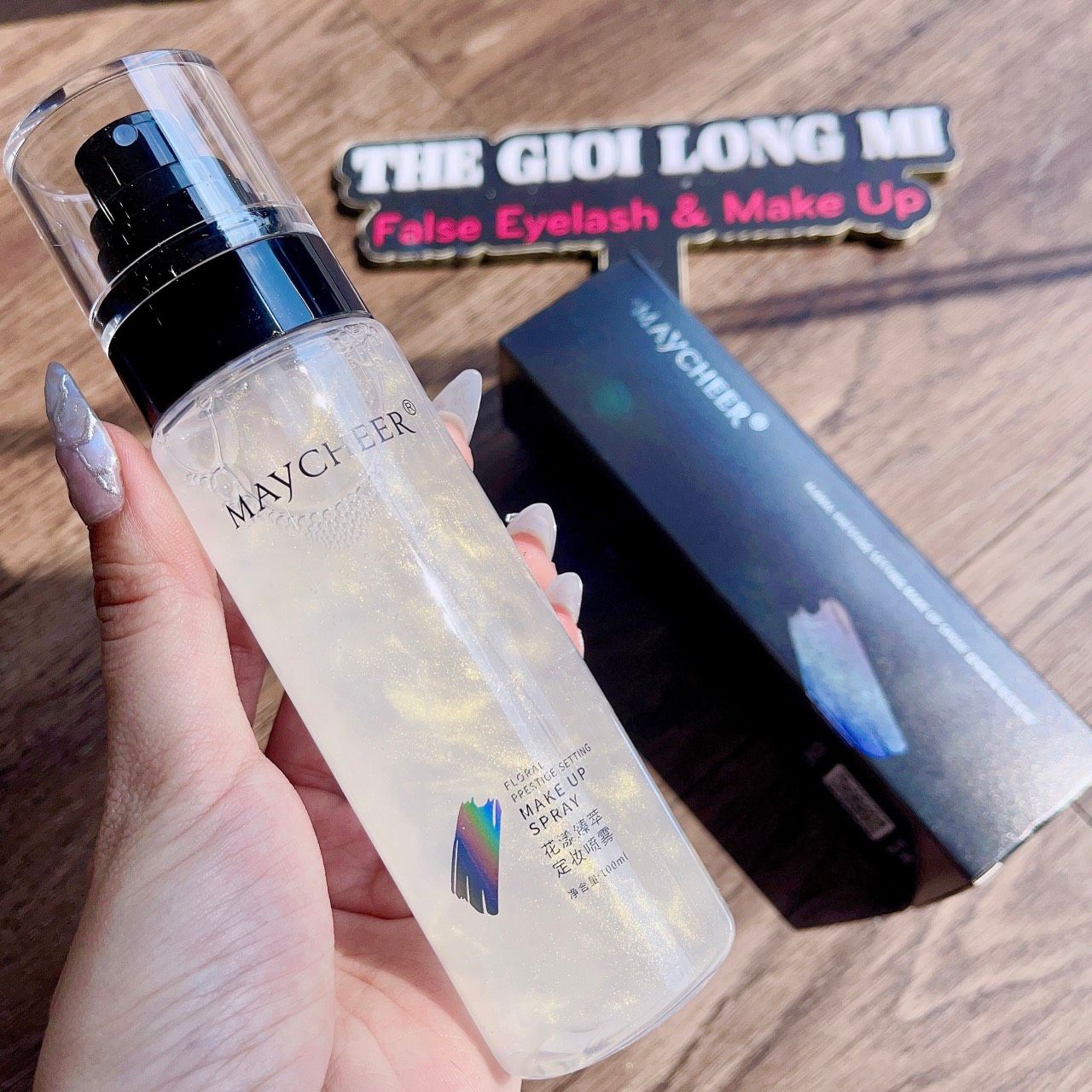 FLORAL MAKE UP SETTING SPRAY XỊT KHÓA NỀN TRANG ĐIỂM MAYCHEER