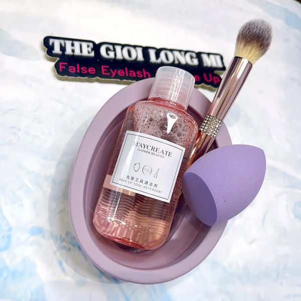 Dung dịch vệ sinh cọ trang điểm siêu sạch kháng khuẩn thương hiệu Maycreate