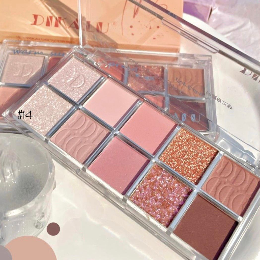 (#14) Mia summer night dream hộp phấn mắt 10 ô thương hiệu Dikalu