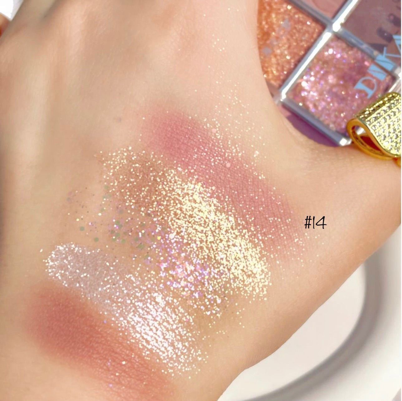 (#14) Mia summer night dream hộp phấn mắt 10 ô thương hiệu Dikalu