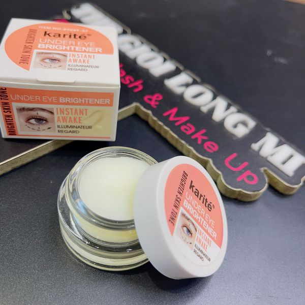 Sáp lót mắt trang điểm Under Eye Brightener thương hiệu Karité giúp gia tăng độ sáng của phấn mắt
