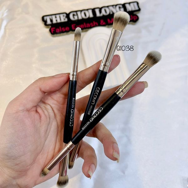 G1038 cọ trang điểm dành cho mắt 2 đầu siêu tiện lợi thương hiệu Gecomo (dài 16cm)