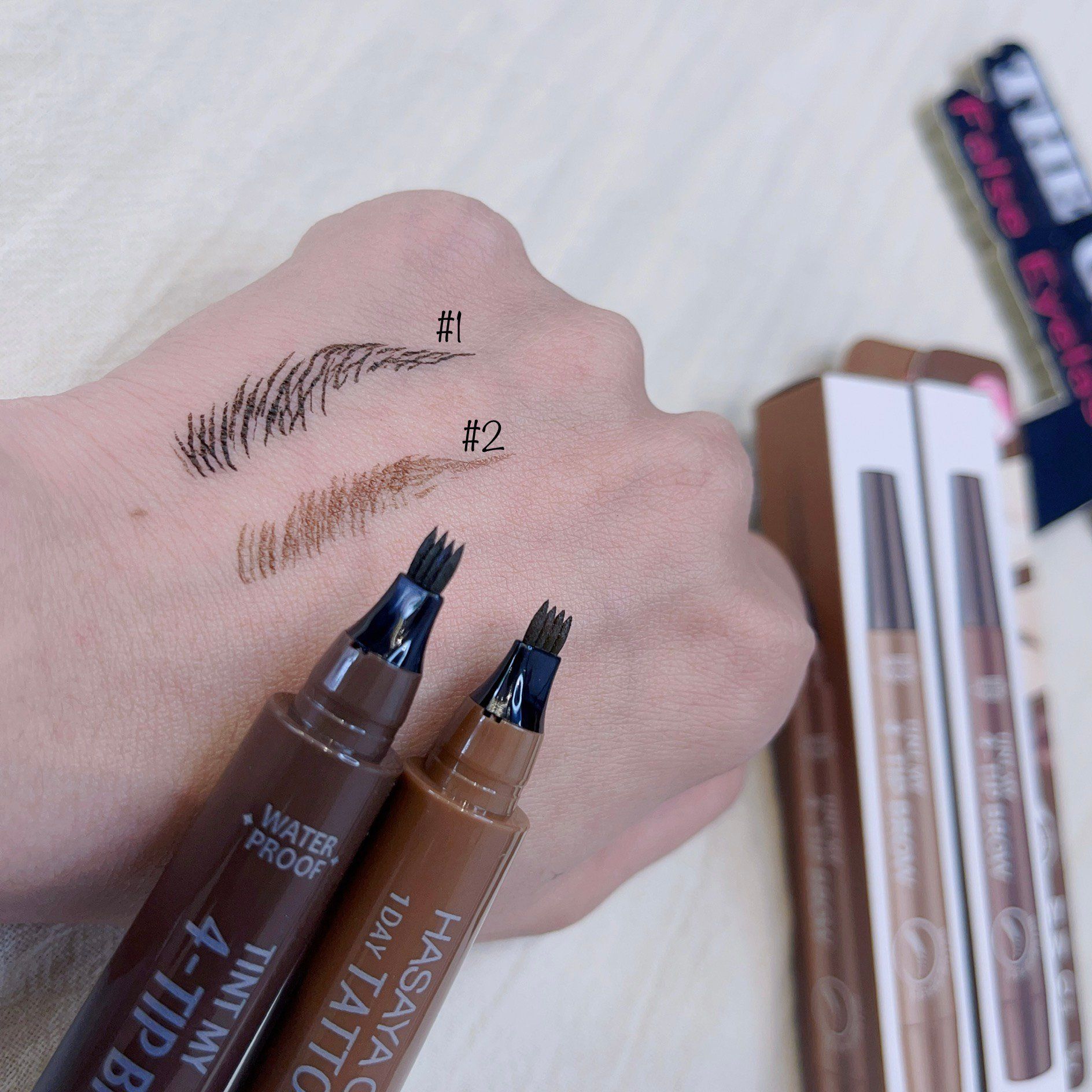 Tint my 4 tip brow bút kẻ điêu khắc chân mày phẩy sợi tự nhiên như thật thương hiệu Hayasa Girl