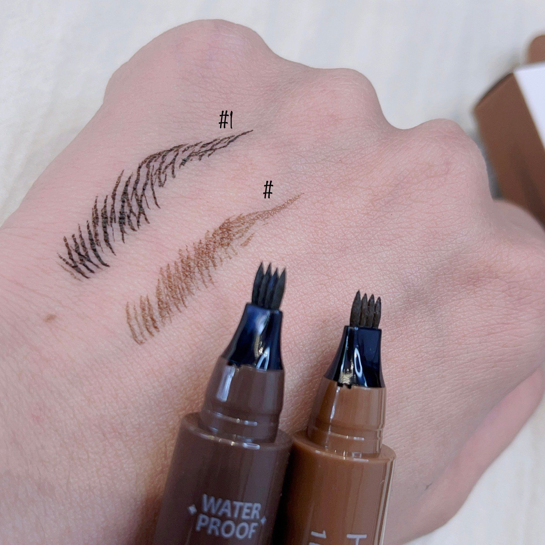 Tint my 4 tip brow bút kẻ điêu khắc chân mày phẩy sợi tự nhiên như thật thương hiệu Hayasa Girl