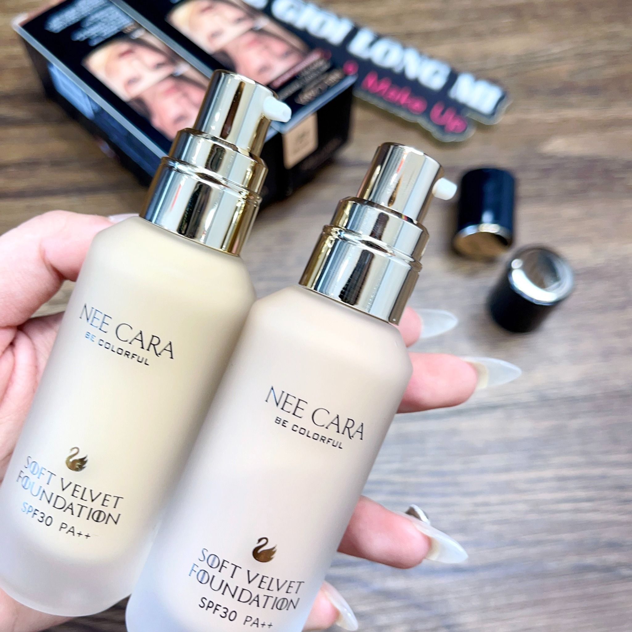Soft Velvet foundation kem nền mềm mịn che phủ tự nhiên thương hiệu Nee Cara (Thái Lan)