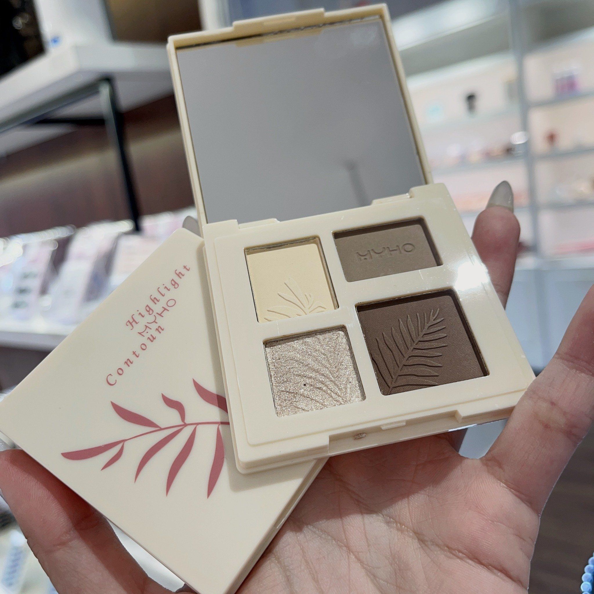 Highlight & Contour hộp phấn nén tạo khối bắt sáng thương hiệu Myho