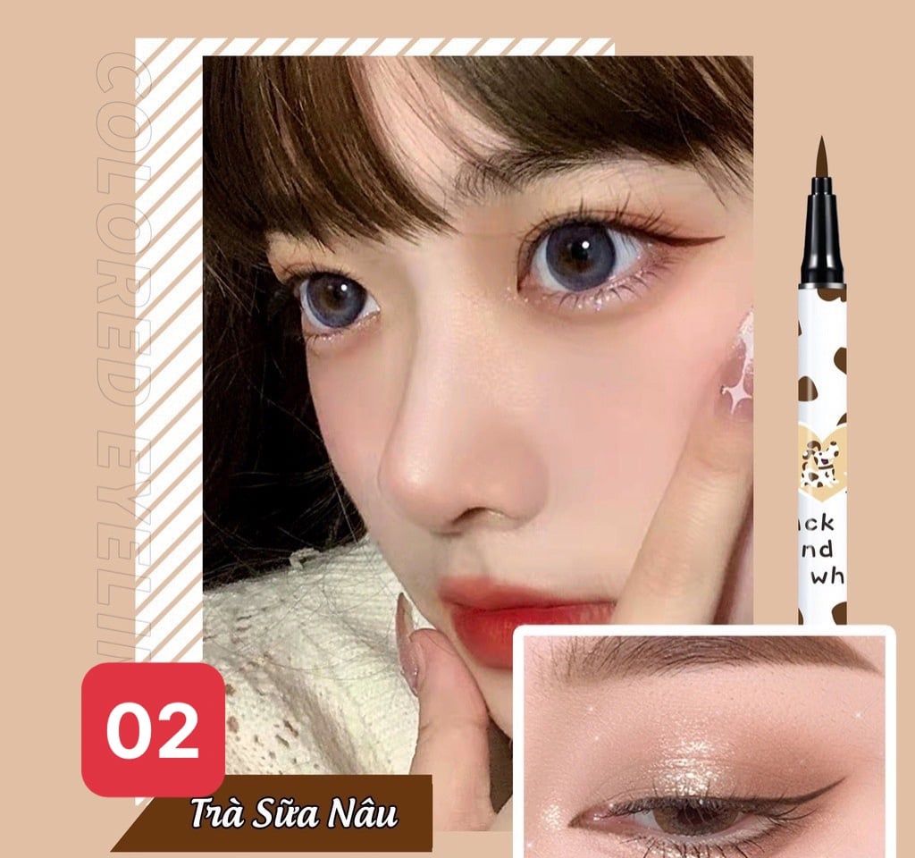 Dalmatian bút lông vẽ mắt đầu siêu nhỏ với họa tiết chú chó đốm xinh xắn thương hiệu Liangnishi