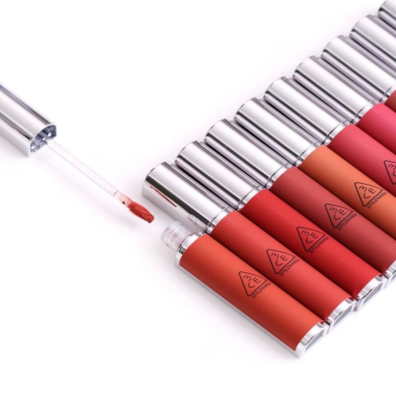 Hazy Lip Clay bộ sưu tập son kem nắp bạc hoàn toàn mới SS23 thương hiệu 3CE Stylenanda