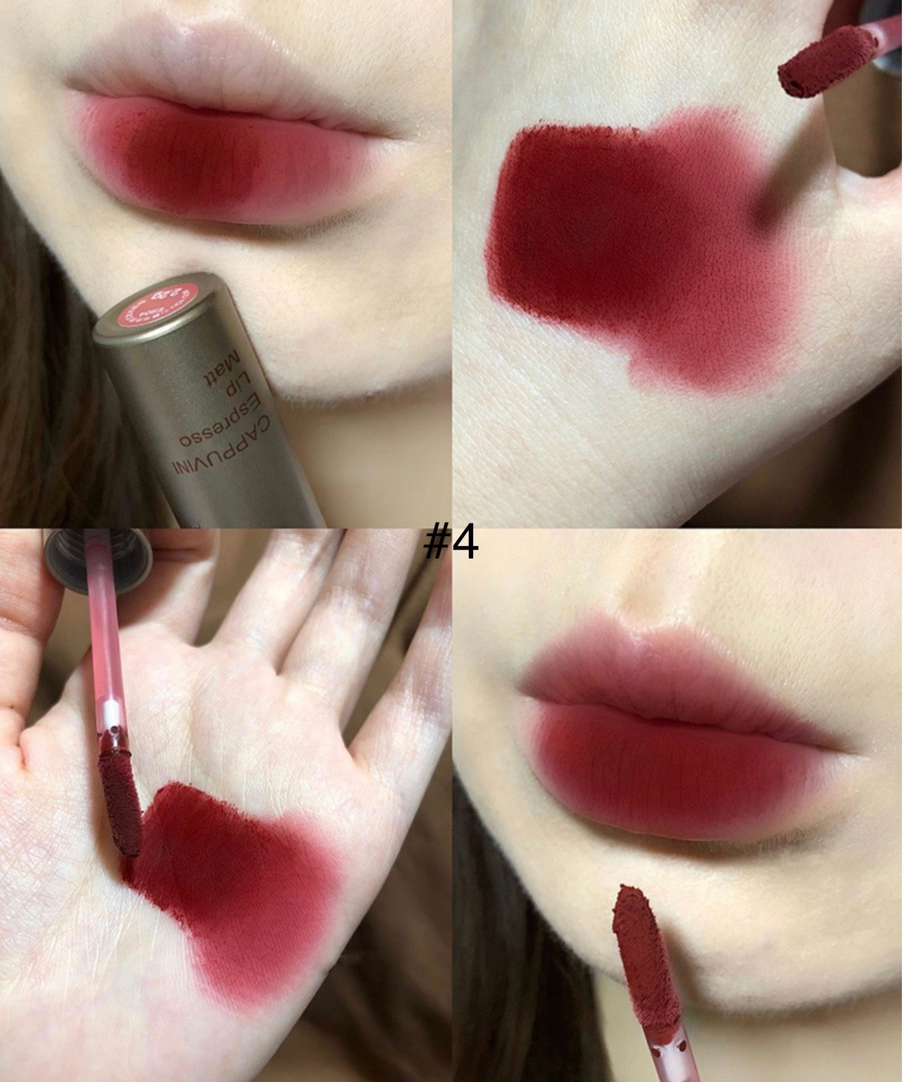Espresso Lip Matte son kem lì thương hiệu Cappuvini