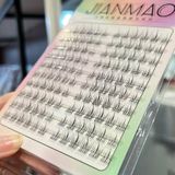  Jianmao hộp lông mi chùm tự nối tại nhà 120 pieces 
