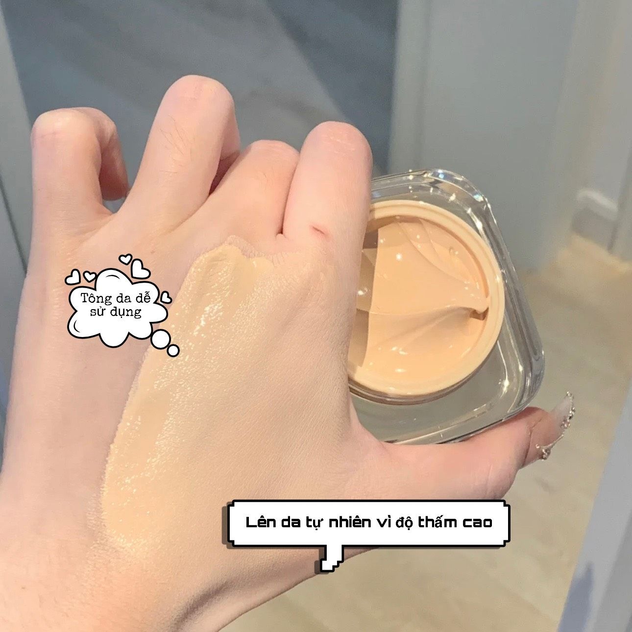 Creamy Mousse foundation kem trang điểm thương hiệu Joco