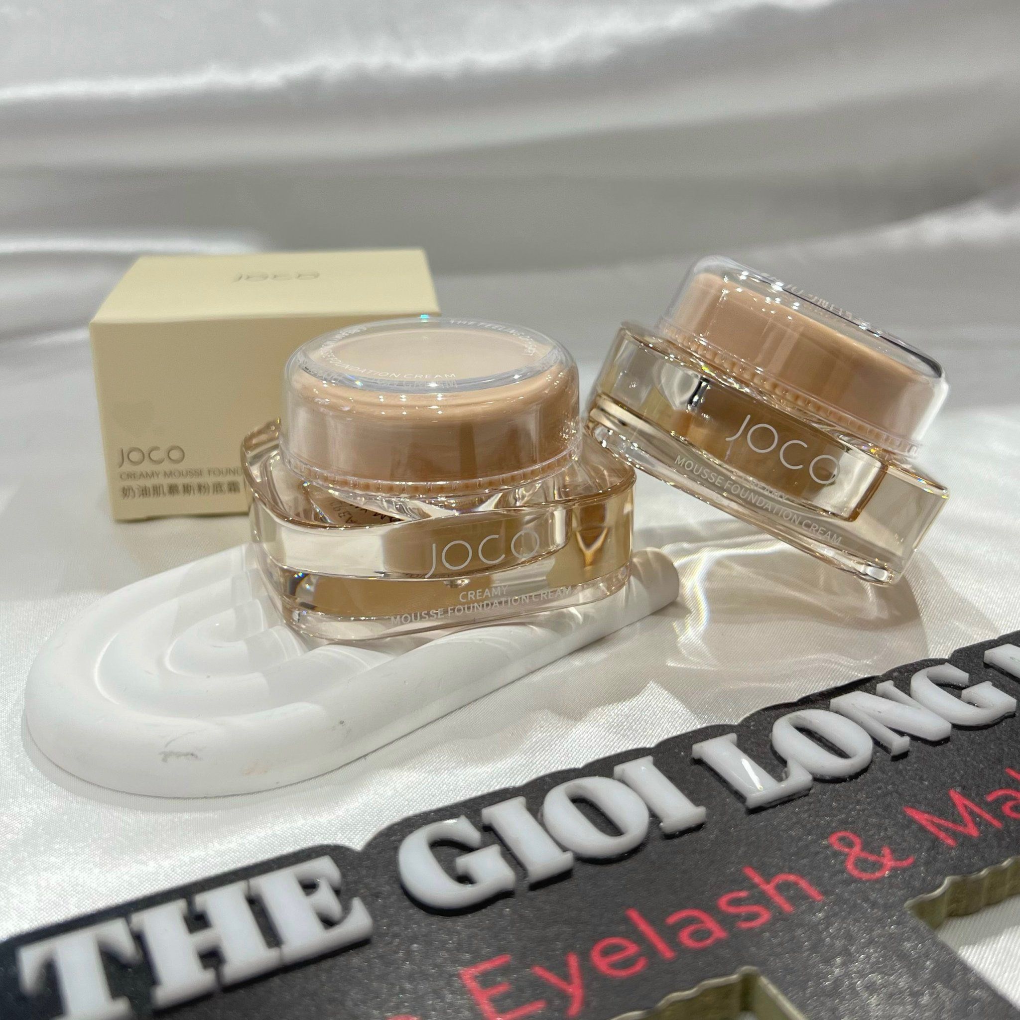 Creamy Mousse foundation kem trang điểm thương hiệu Joco