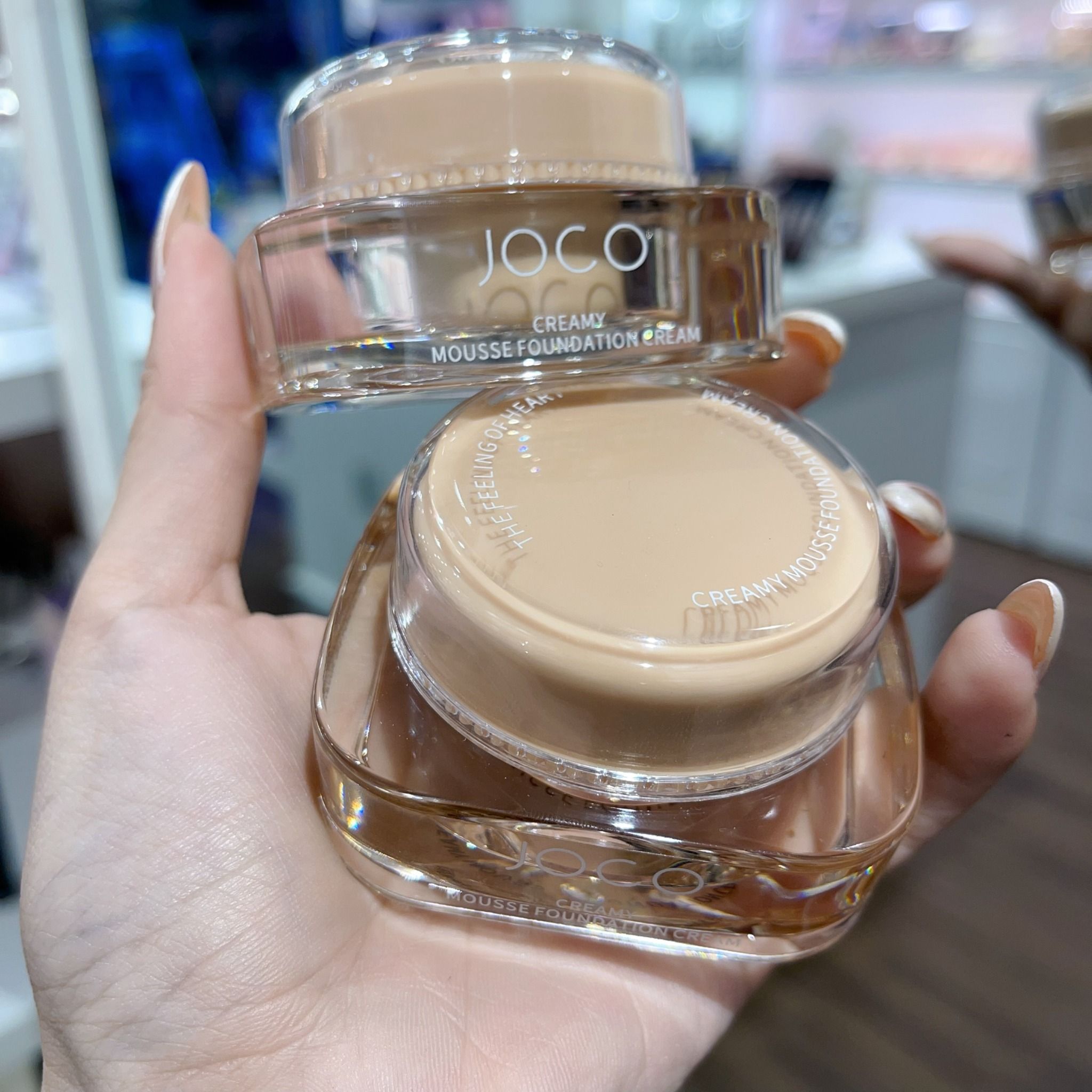Creamy Mousse foundation kem trang điểm thương hiệu Joco