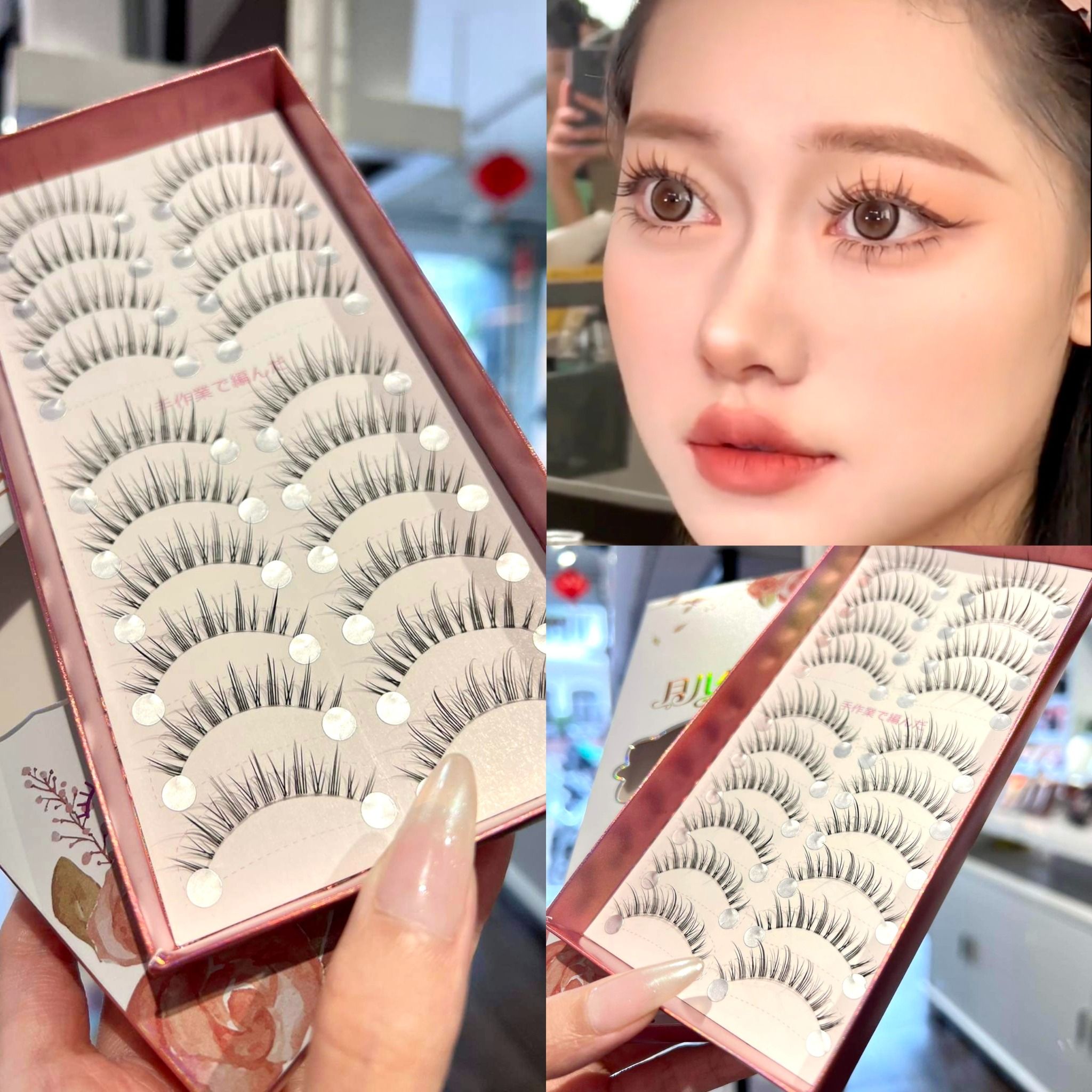 K2 hộp lông mi tóc viền gân trong siêu mỏng nhẹ mang lại cảm giác thoải mái tuyệt đối
