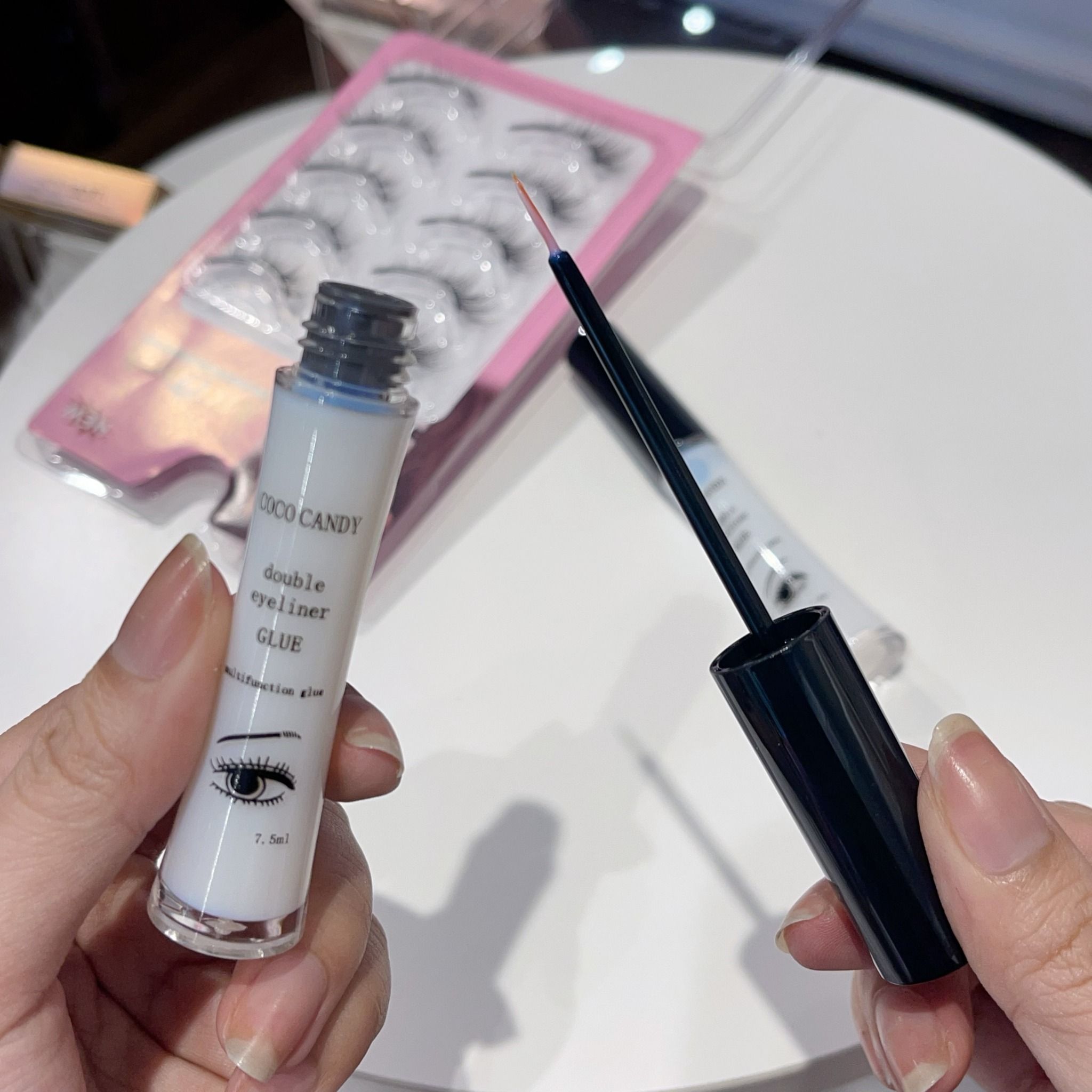 Double glue keo dán lông mi giả siêu chắc không gây kích ứng da thương hiệu Coco Candy