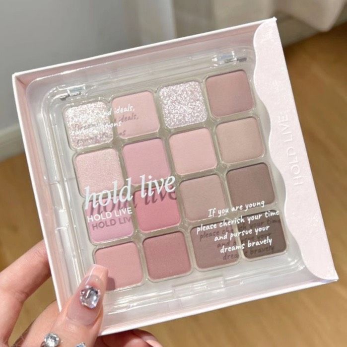Cherish your time hộp phấn mắt 16 màu siêu cute cho Gen Z thương hiệu Holdlive (tone #H02)