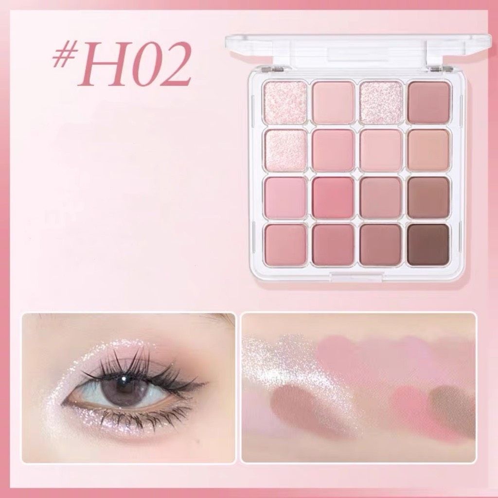 Cherish your time hộp phấn mắt 16 màu siêu cute cho Gen Z thương hiệu Holdlive (tone #H02)