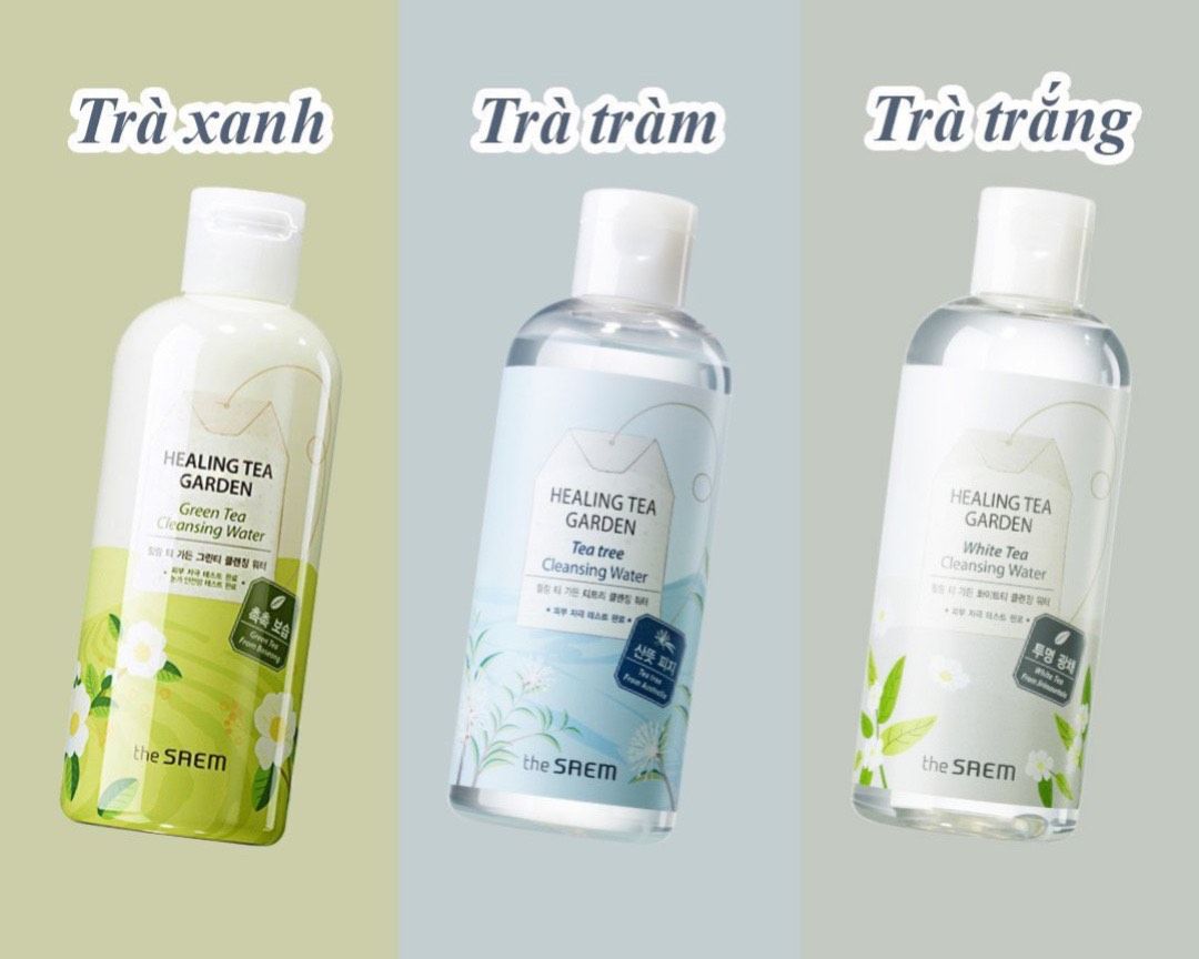Healing Tea - Bộ sưu tập nước tẩy trang đến từ thương hiệu The Saem