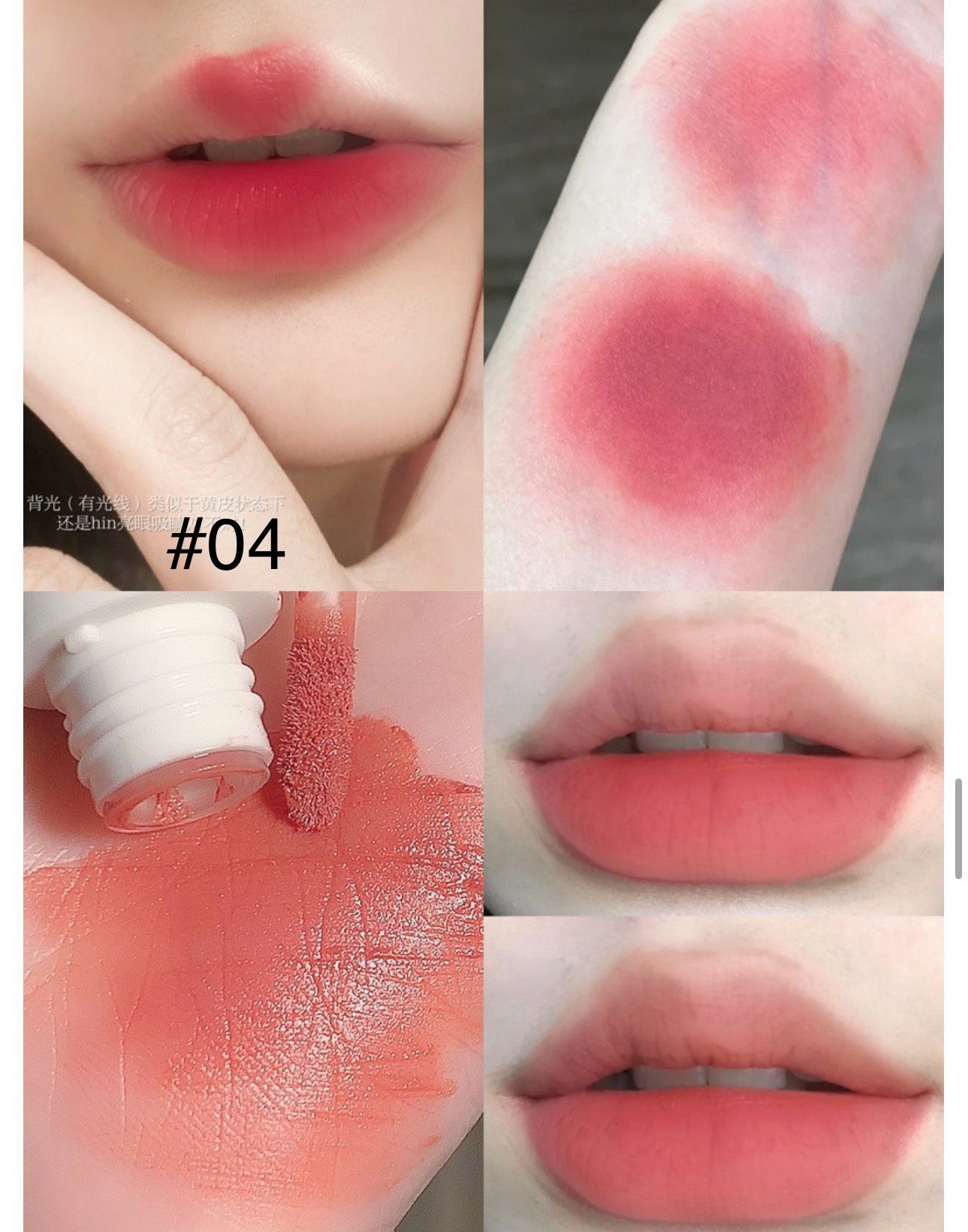 Gear Lip Glaze son kem lì nắp hình con gấu cute thương hiệu Gege Bear
