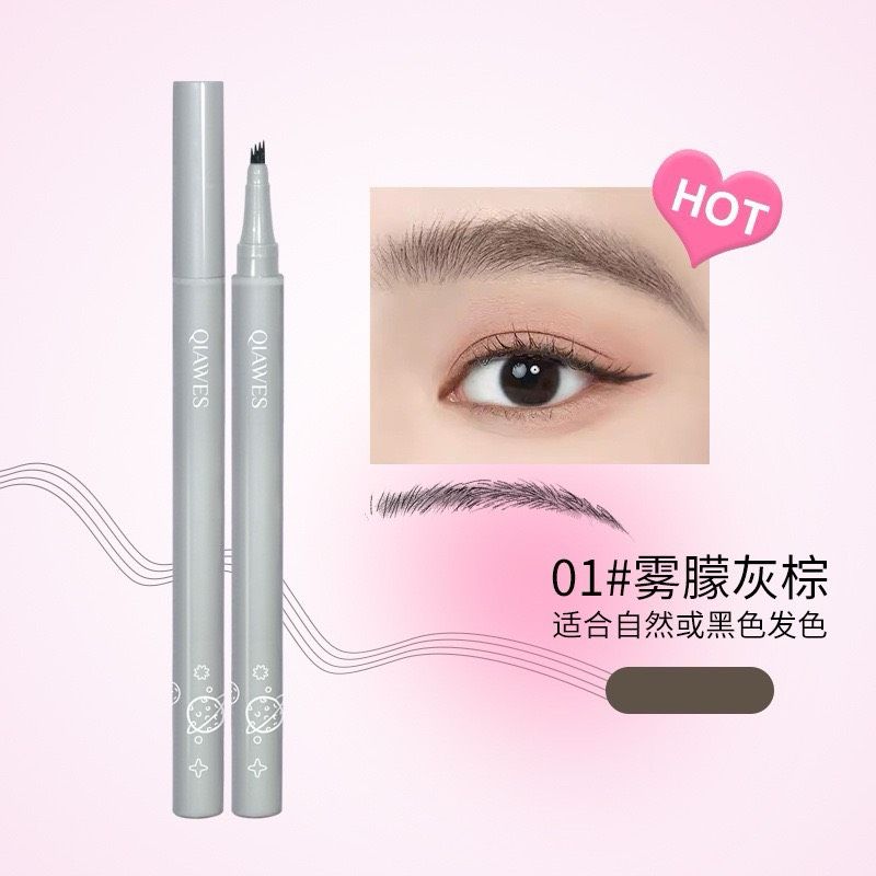 Qiawes bút phẩy chân mày và mi dưới