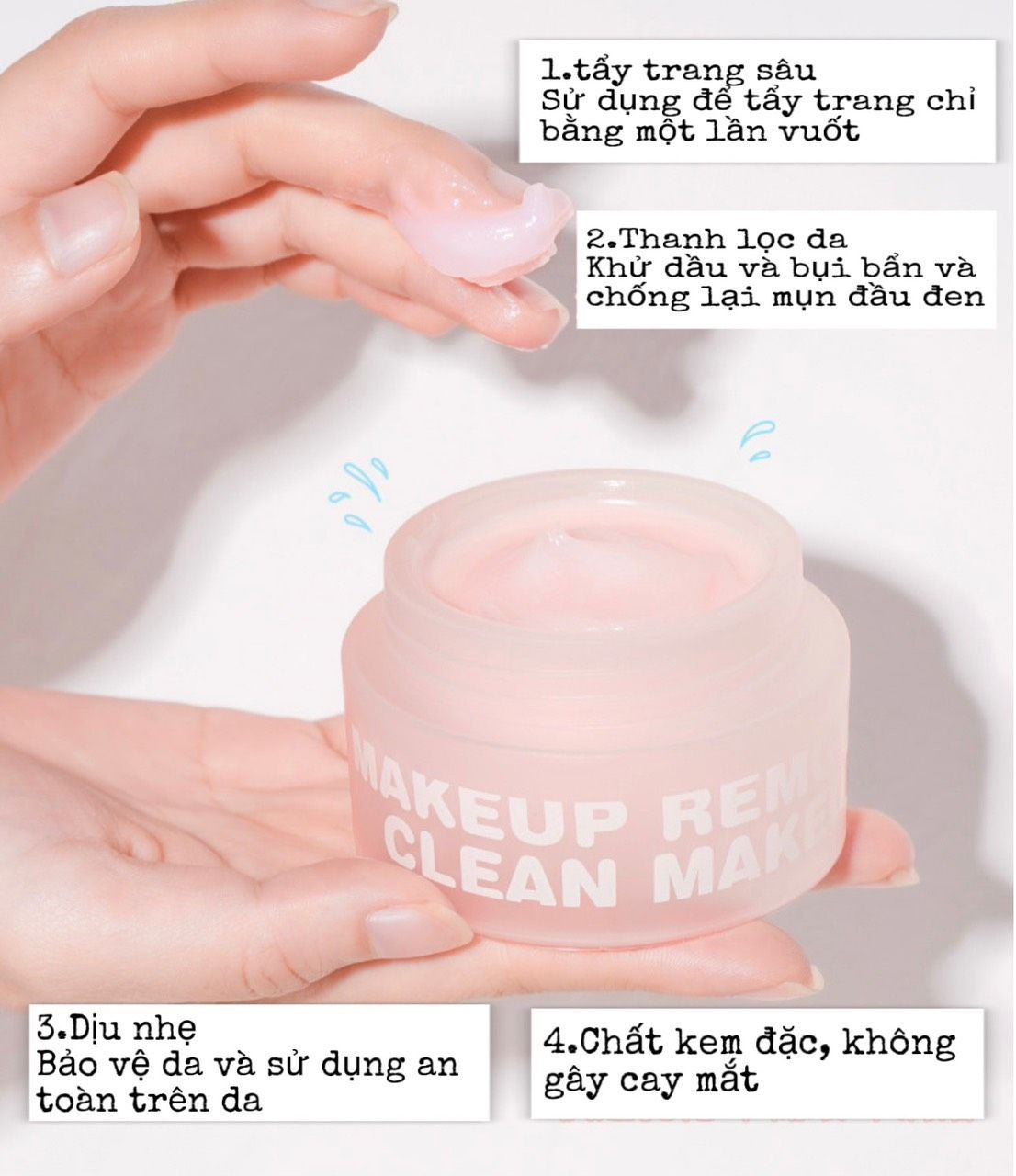 Sáp tẩy trang sạch sâu thương hiệu Xixi