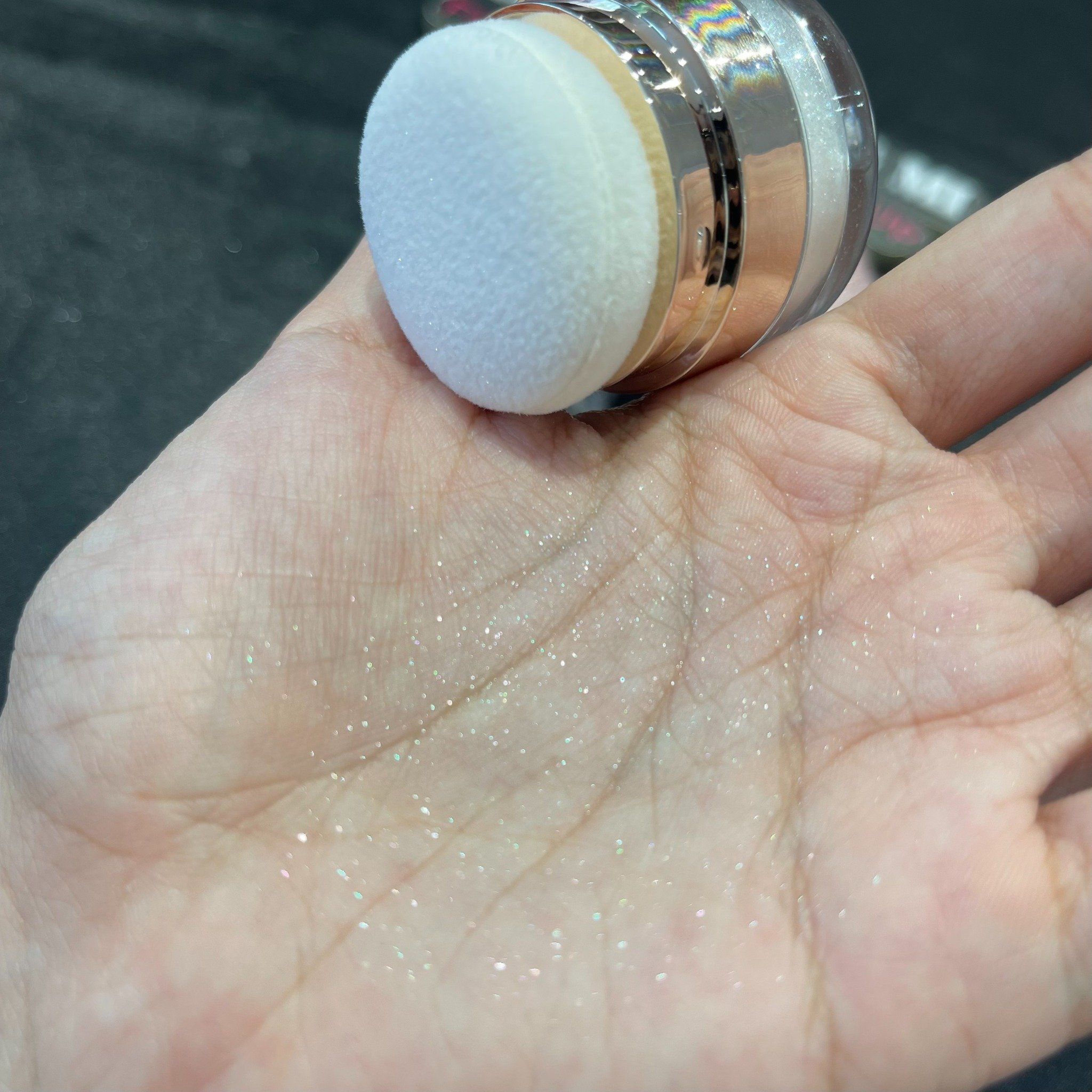 Langmanni phấn bột nhũ highlight phát sáng