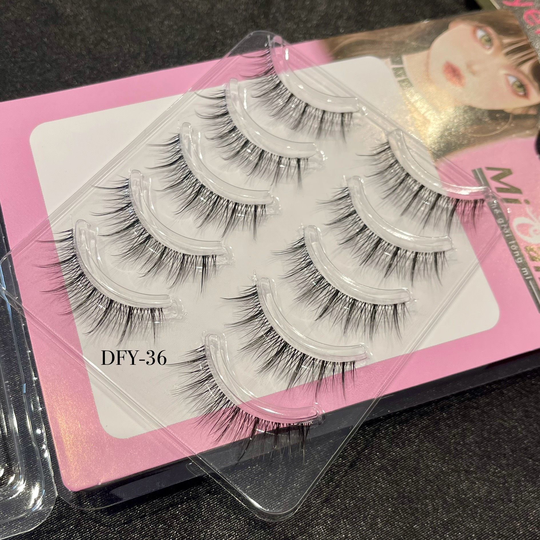 DFY-36 hộp lông mi lông chồn 5 cặp thương hiệu Mi Oanh