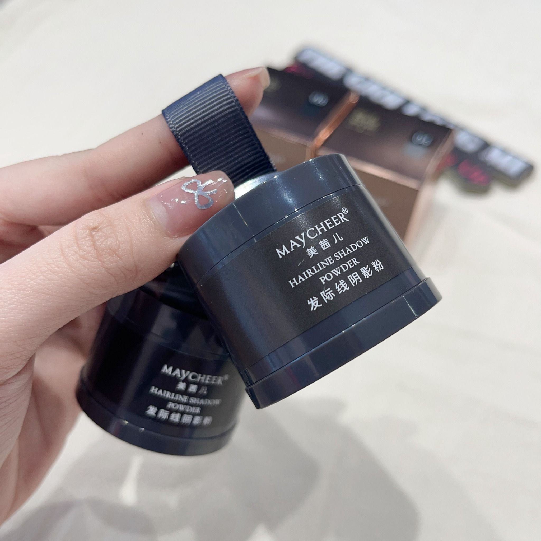 Maycheer hairline shadow powder phấn phủ che hói cho tóc