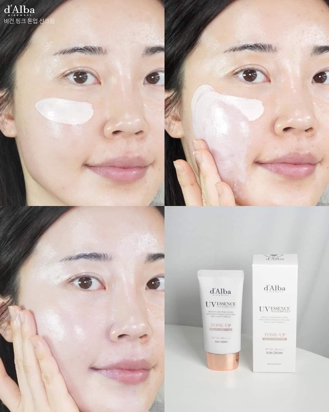 d'Alba kem chống nắng, nâng tone da