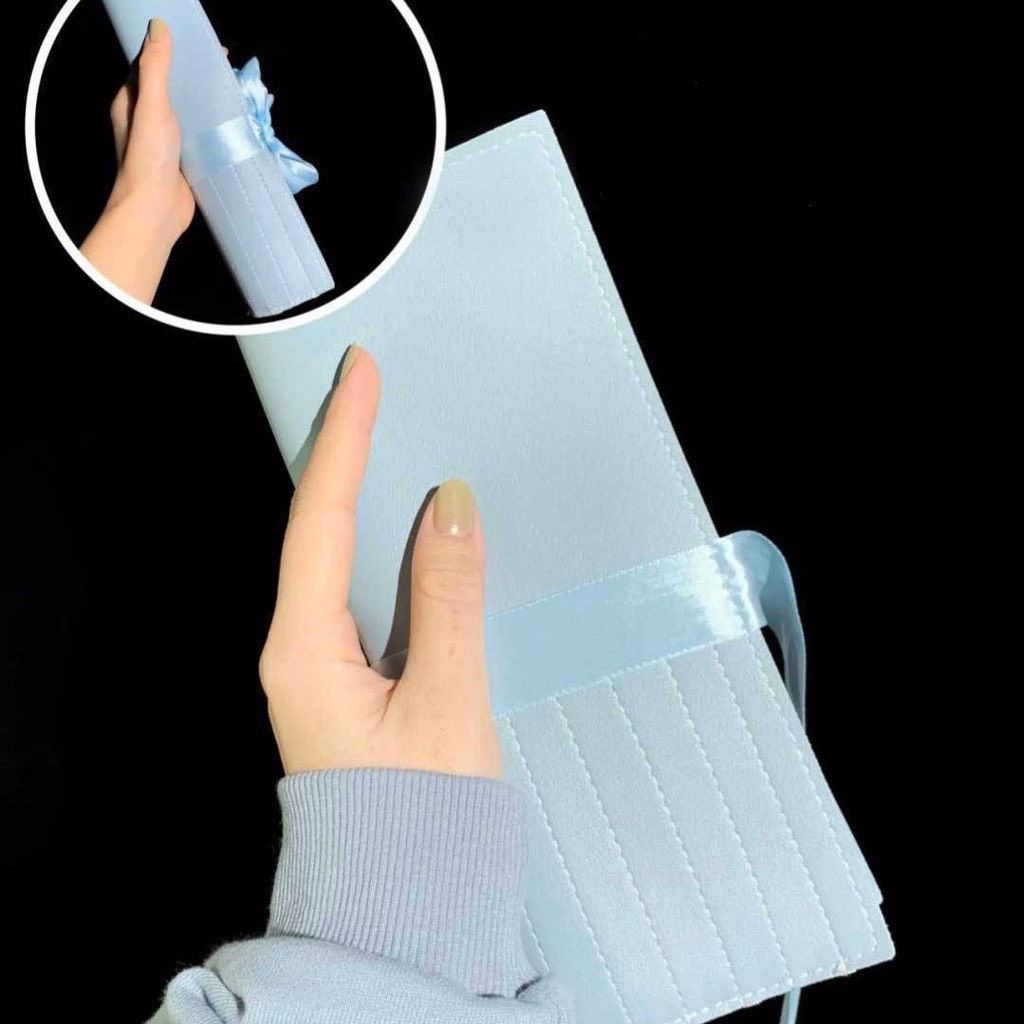 Pastel Blue bộ cọ trang điểm 10 cây