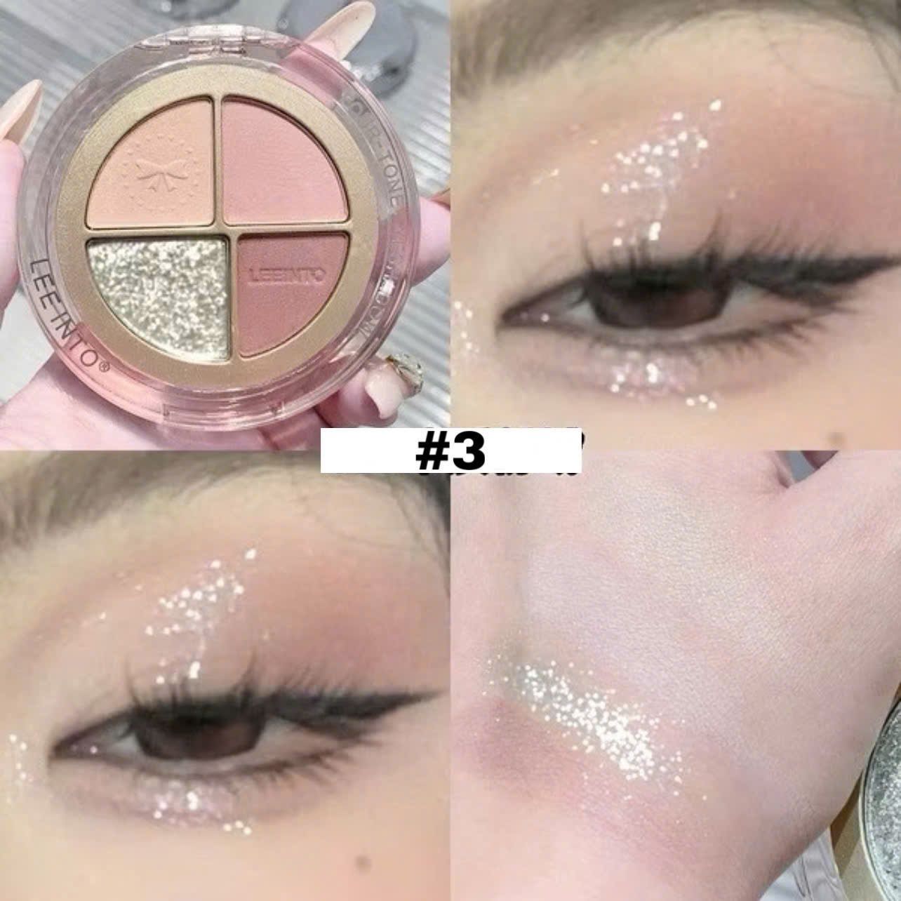 Four-tone hộp phấn mắt tròn 4 màu thương hiệu Lee Into