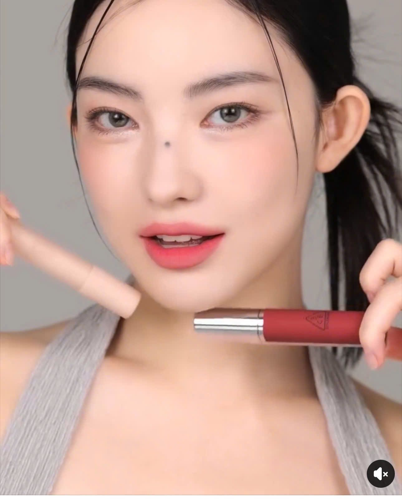 Hazy Lip Clay bộ sưu tập son kem nắp bạc hoàn toàn mới SS23 thương hiệu 3CE Stylenanda