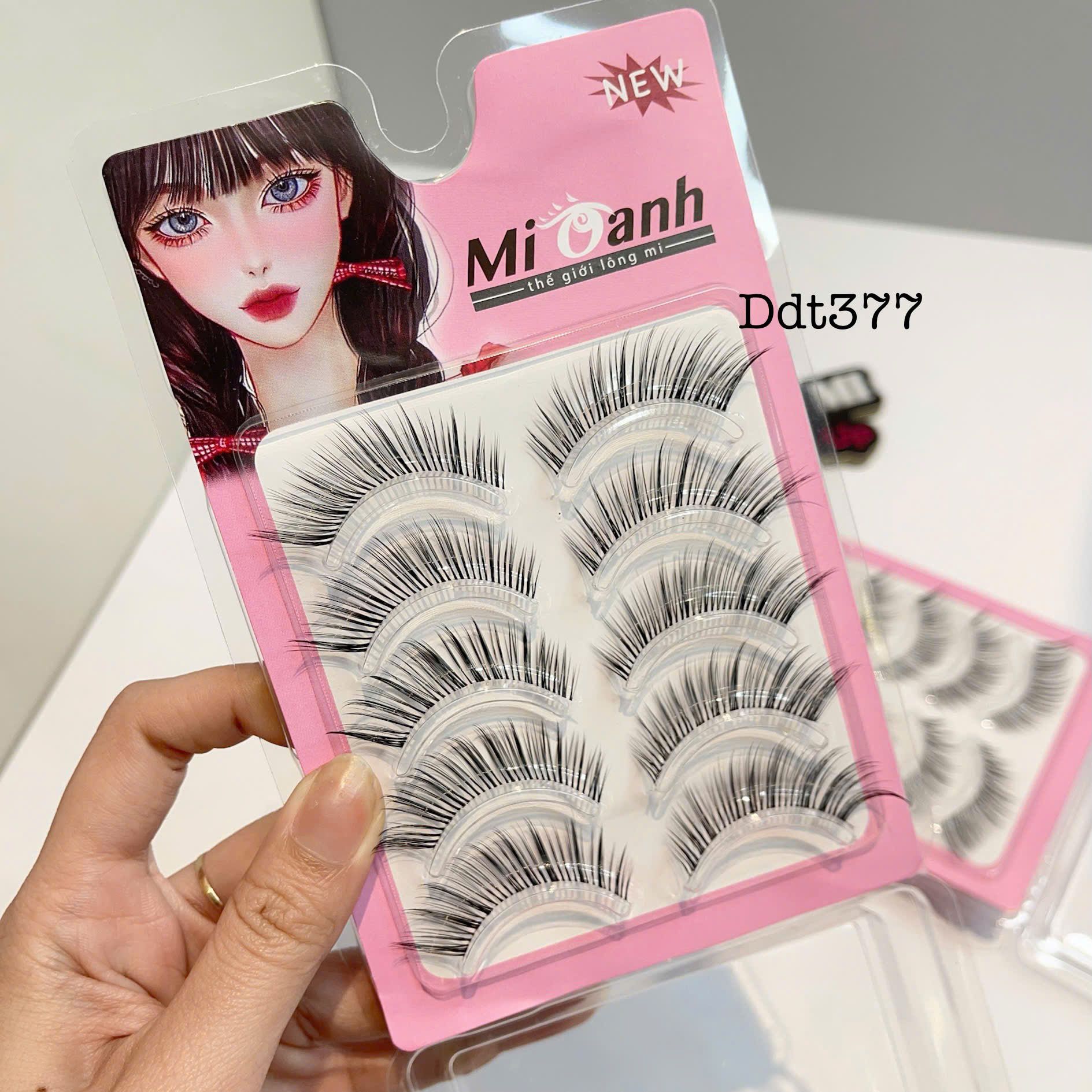 DDT377 hộp lông mi lông chồn 5 cặp thương hiệu Mi Oanh