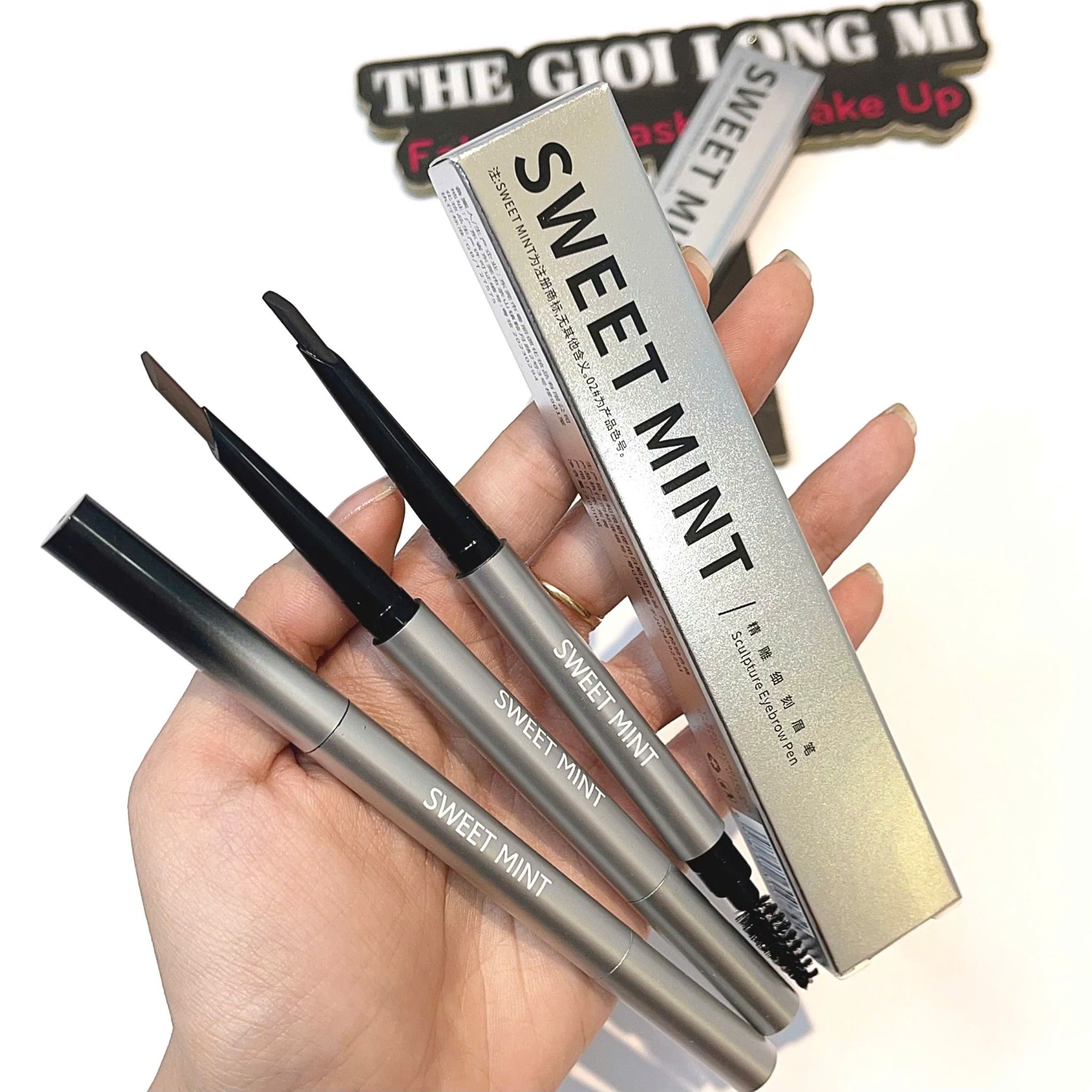 Sculpture eyebrow pencil chì mày phẩy sợi 2 đầu thương hiệu Sweetmint