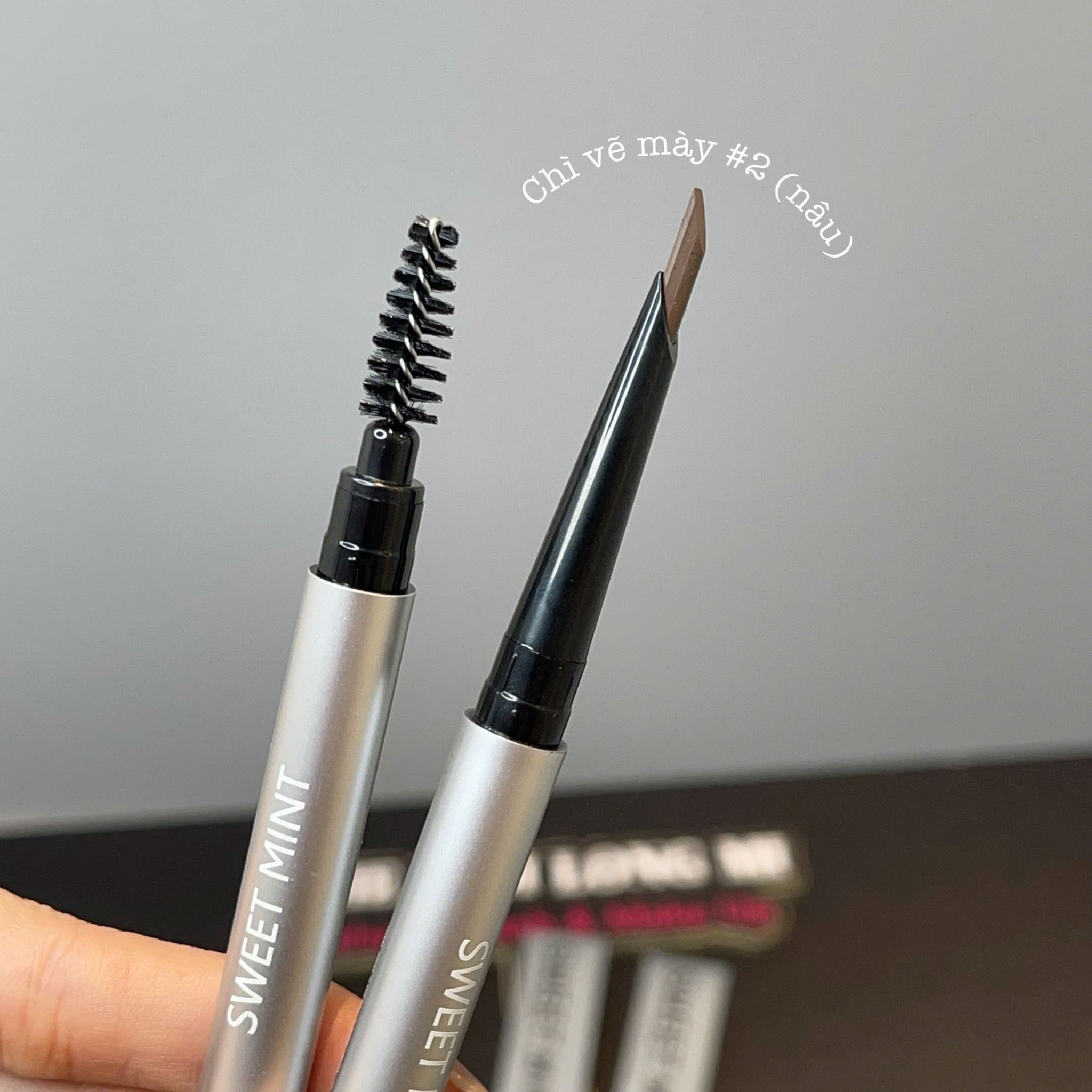Sculpture eyebrow pencil chì mày phẩy sợi 2 đầu thương hiệu Sweetmint