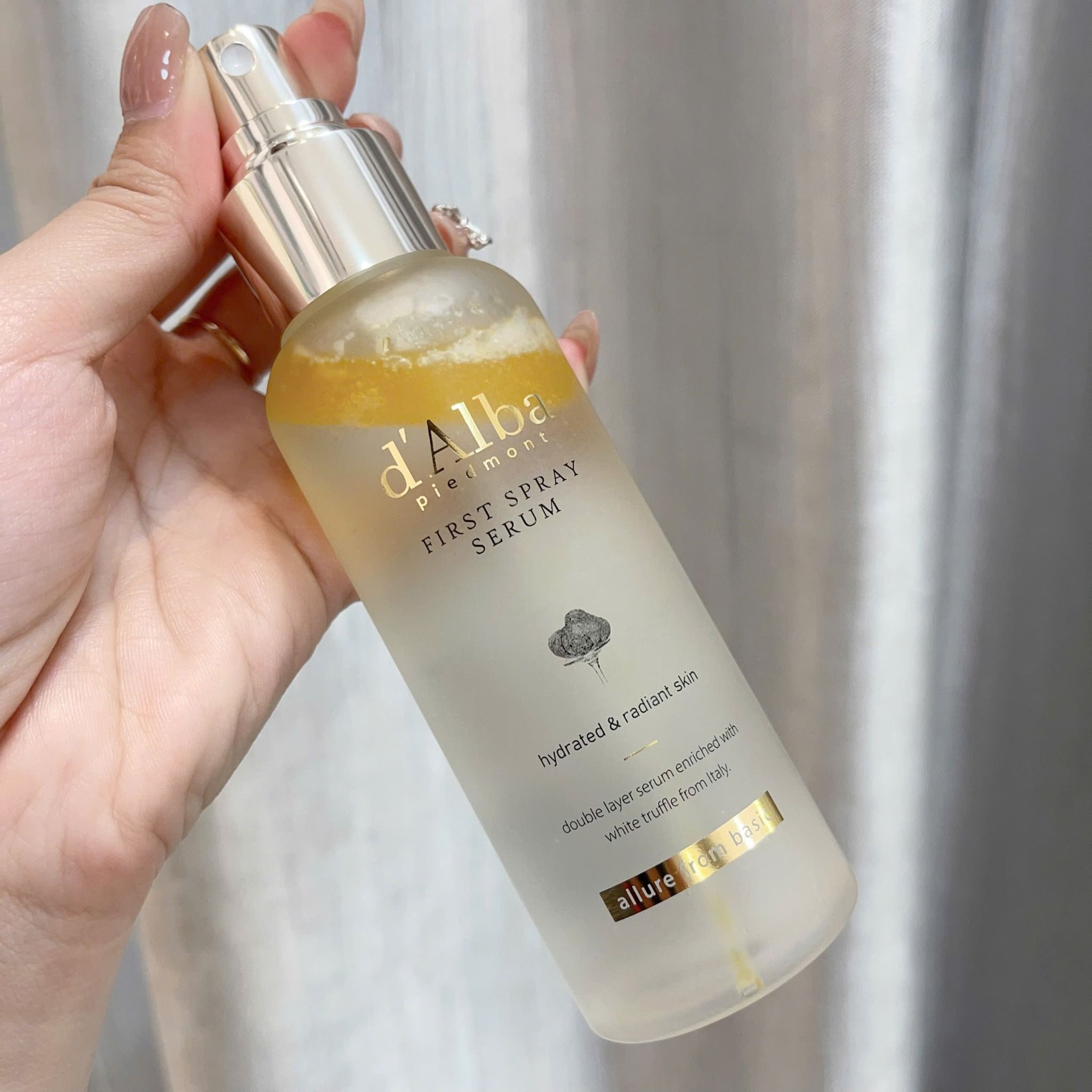 First Spray Serum chai xịt khoáng giữ ẩm dưỡng da thương hiệu d'Alba