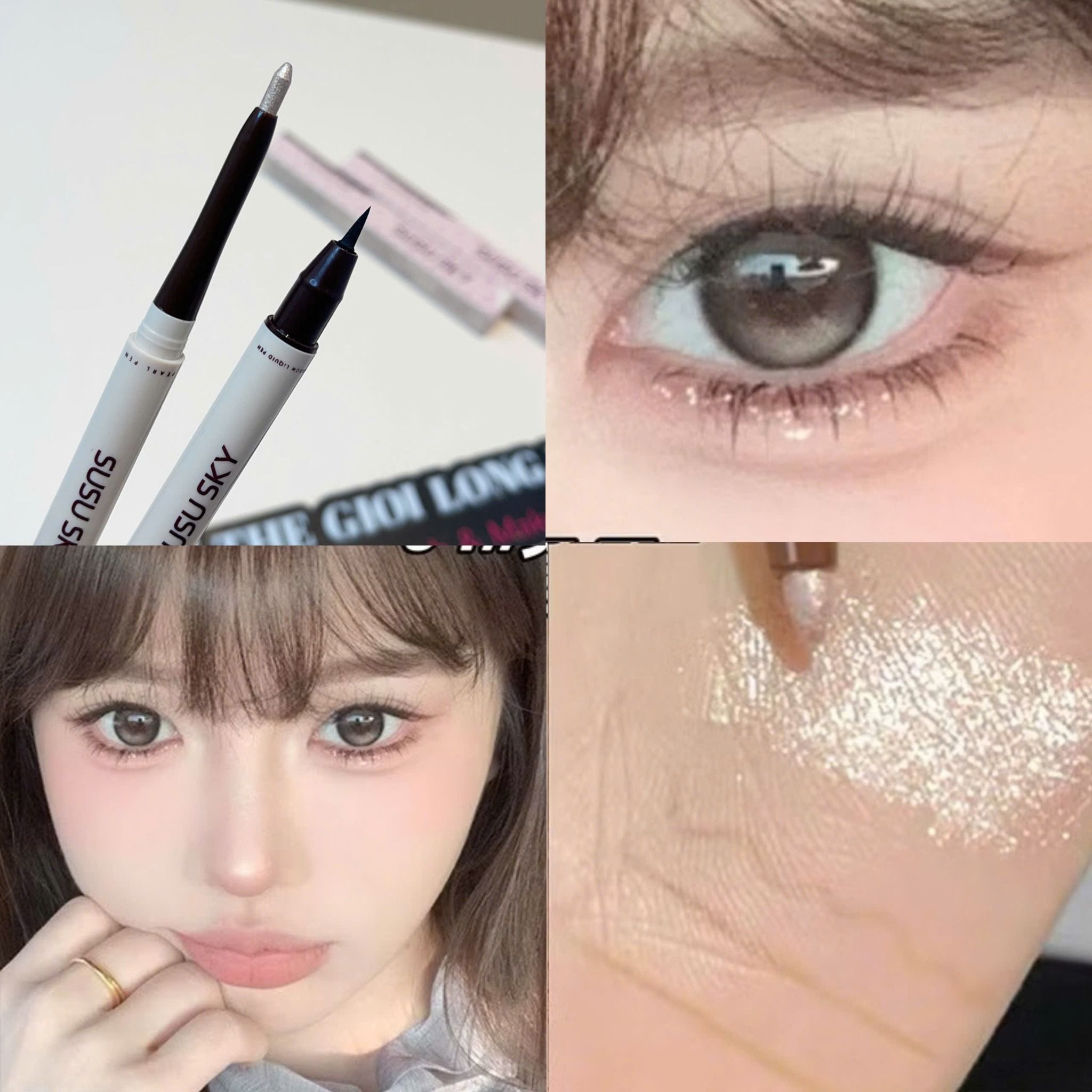 Susu Sky bút 2 đầu tạo bọng mắt và kẻ viền eyeliner