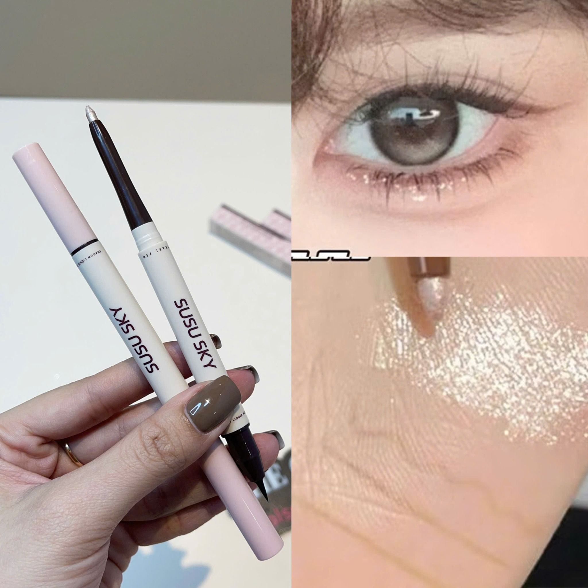 Susu Sky bút 2 đầu tạo bọng mắt và kẻ viền eyeliner