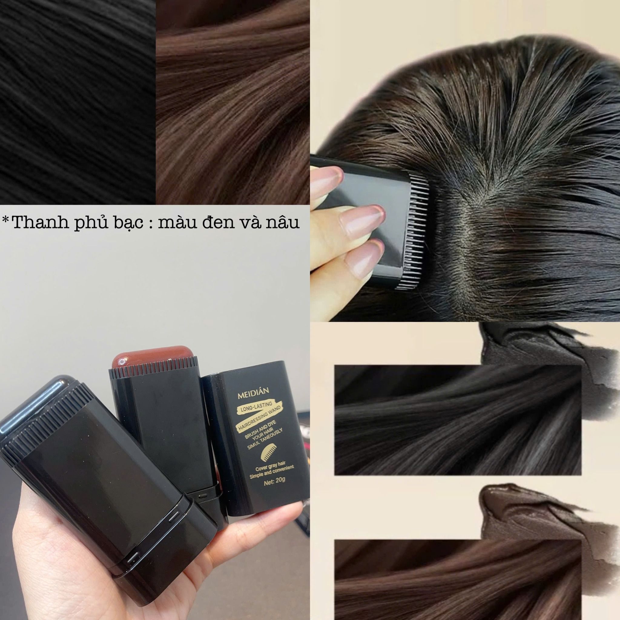 Hairdressing Wand phấn phủ che tóc hói thương hiệu Meidían