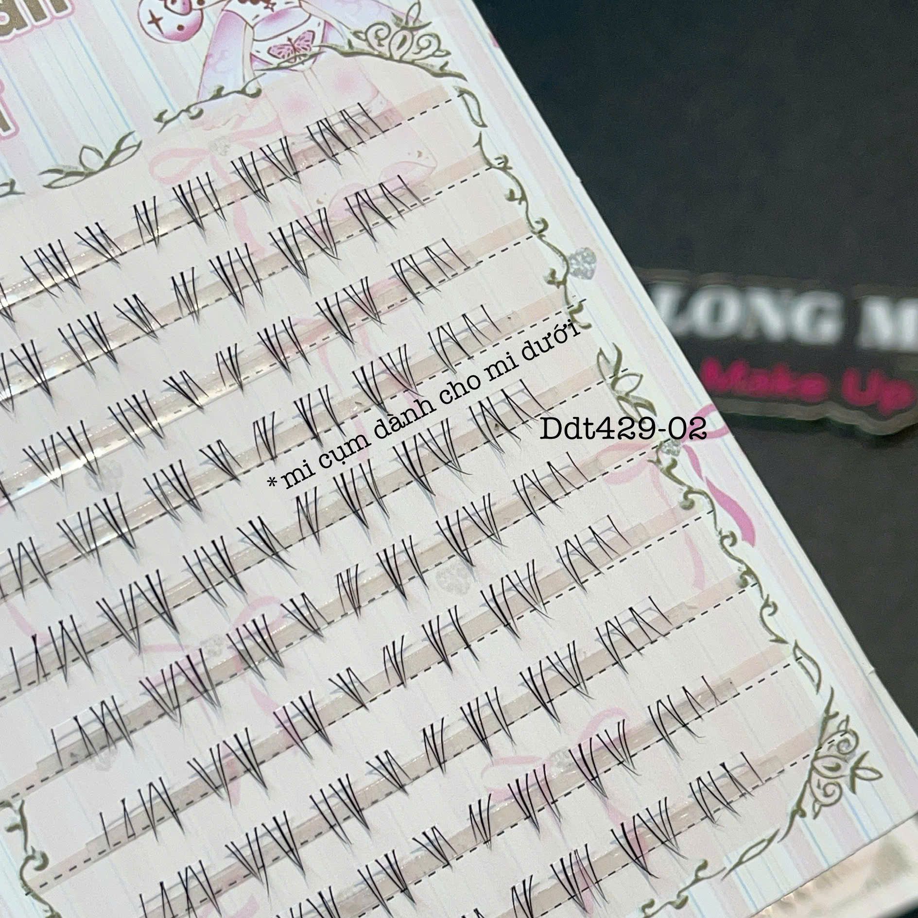 Ddt429-02 hộp lông mi dụm dành cho mi dưới thương hiệu Mi Oanh
