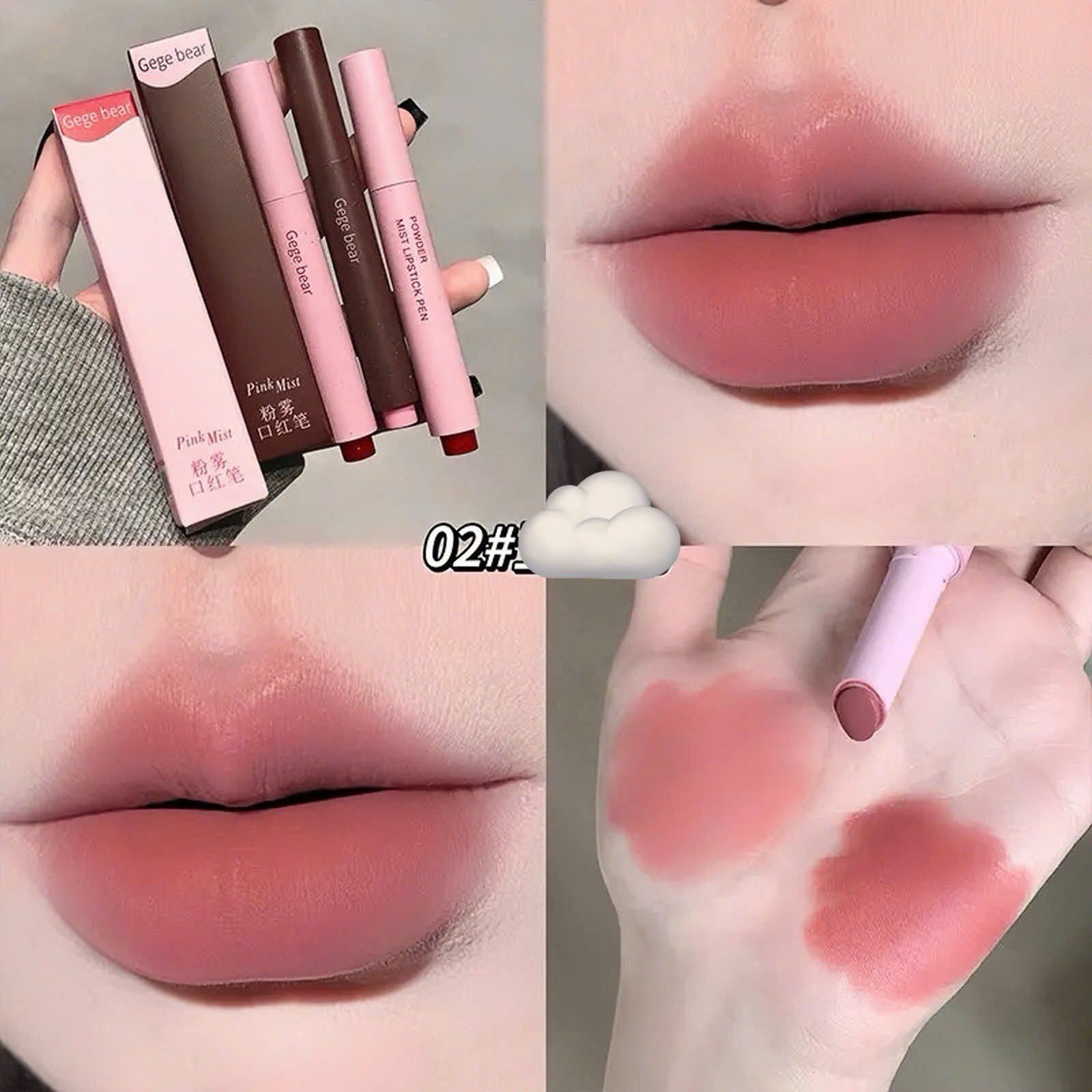 Powder Lipstick Pen son lì dạng thỏi thương hiệu Gege Bear