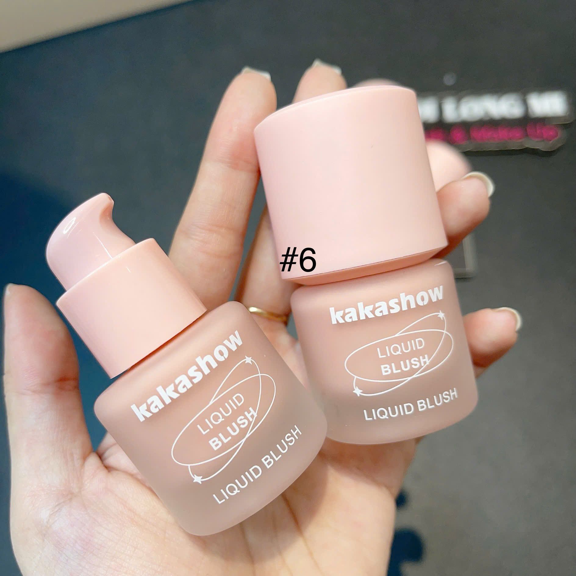 Kakashow ribbon liquid blush má hồng kem cột nơ xinh xắn