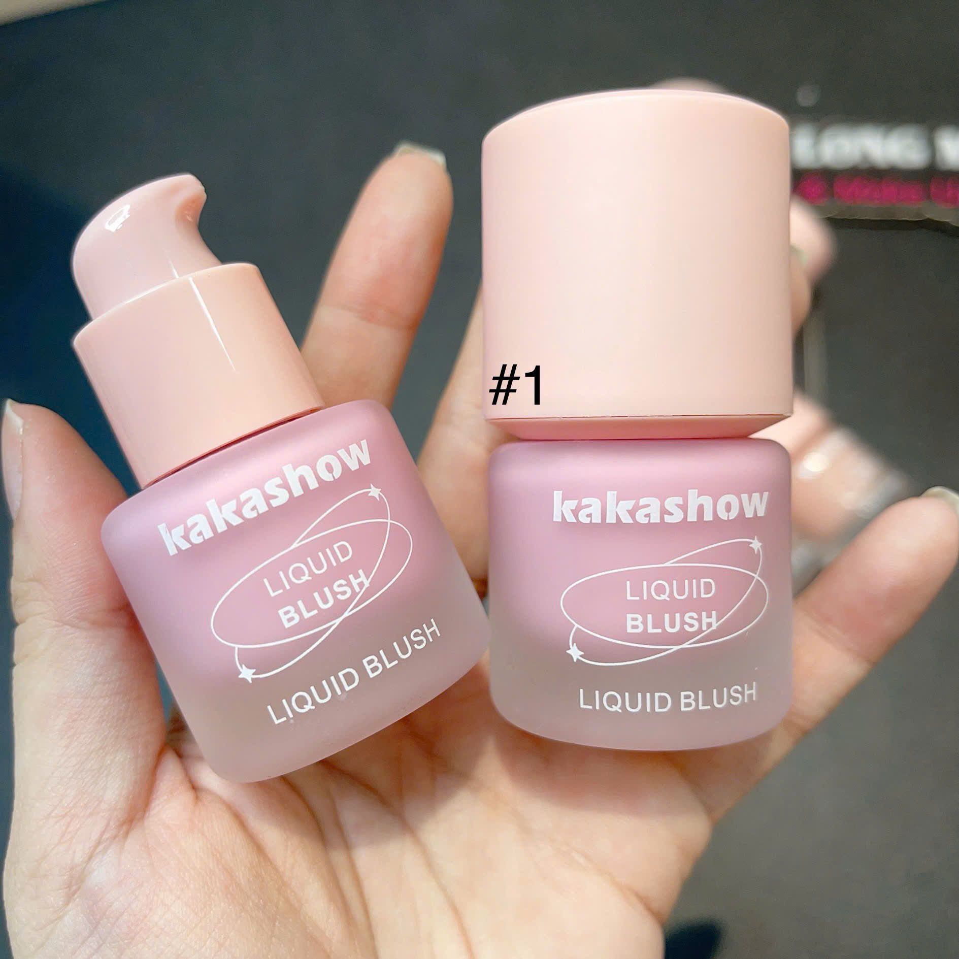 Kakashow ribbon liquid blush má hồng kem cột nơ xinh xắn