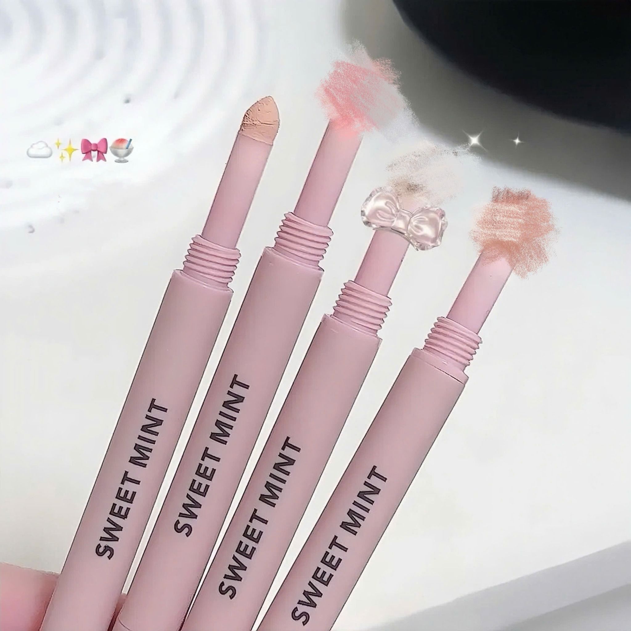 Sweetmint bút tạo bọng mắt cười 2 đầu