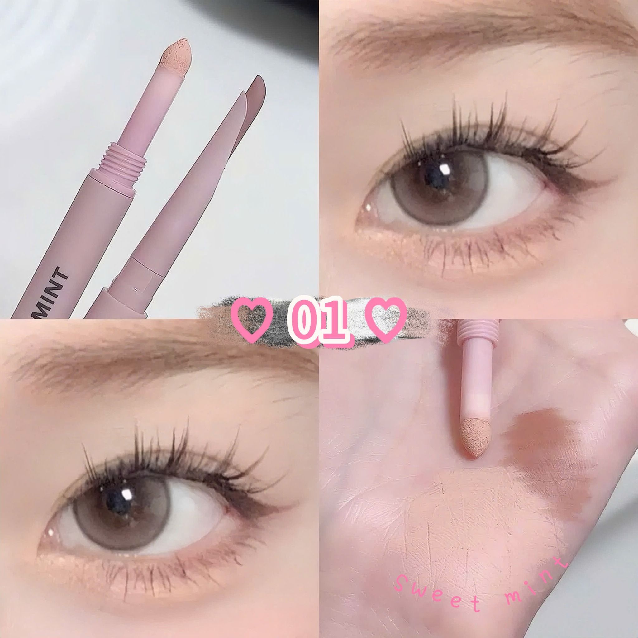 Sweetmint bút tạo bọng mắt cười 2 đầu