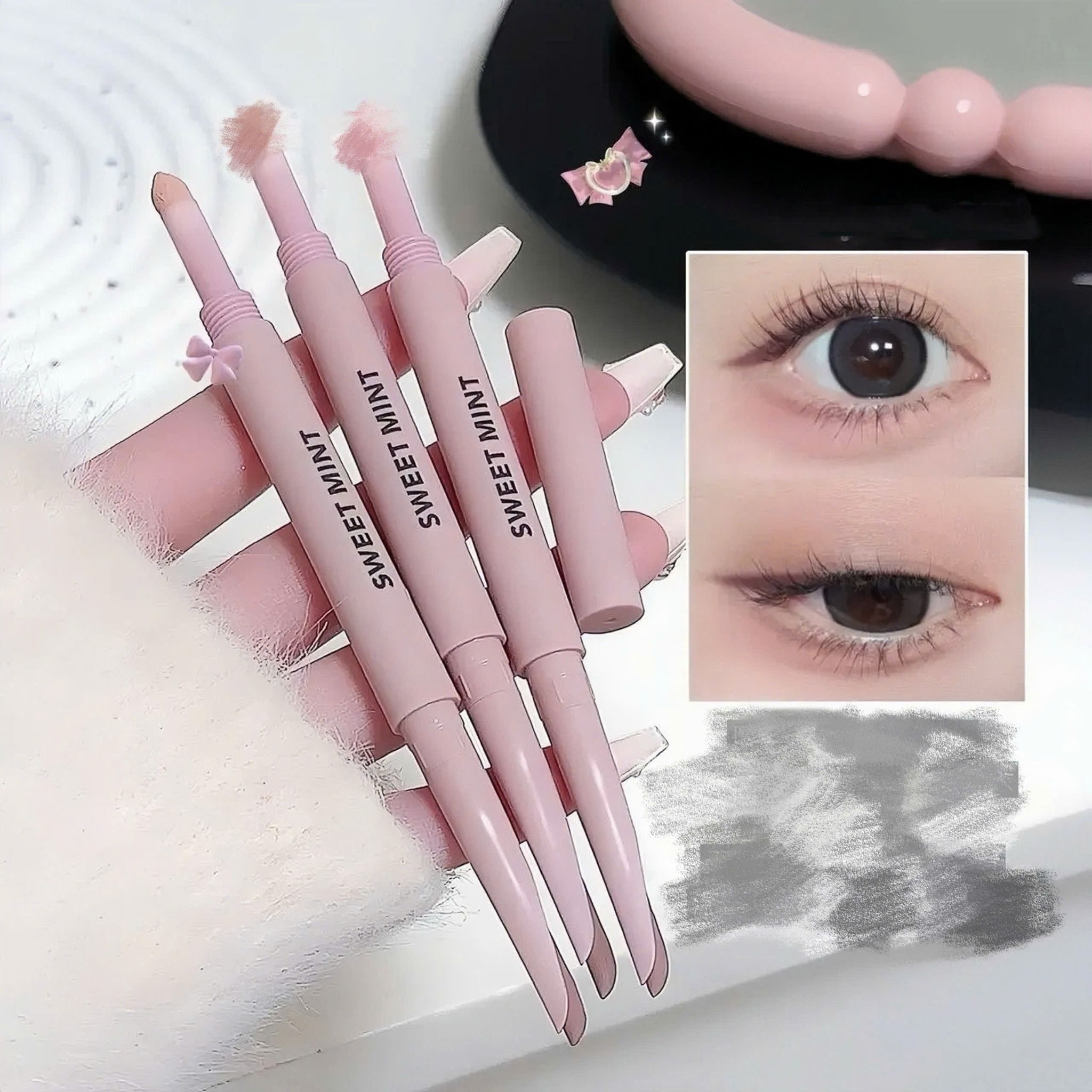 Sweetmint bút tạo bọng mắt cười 2 đầu