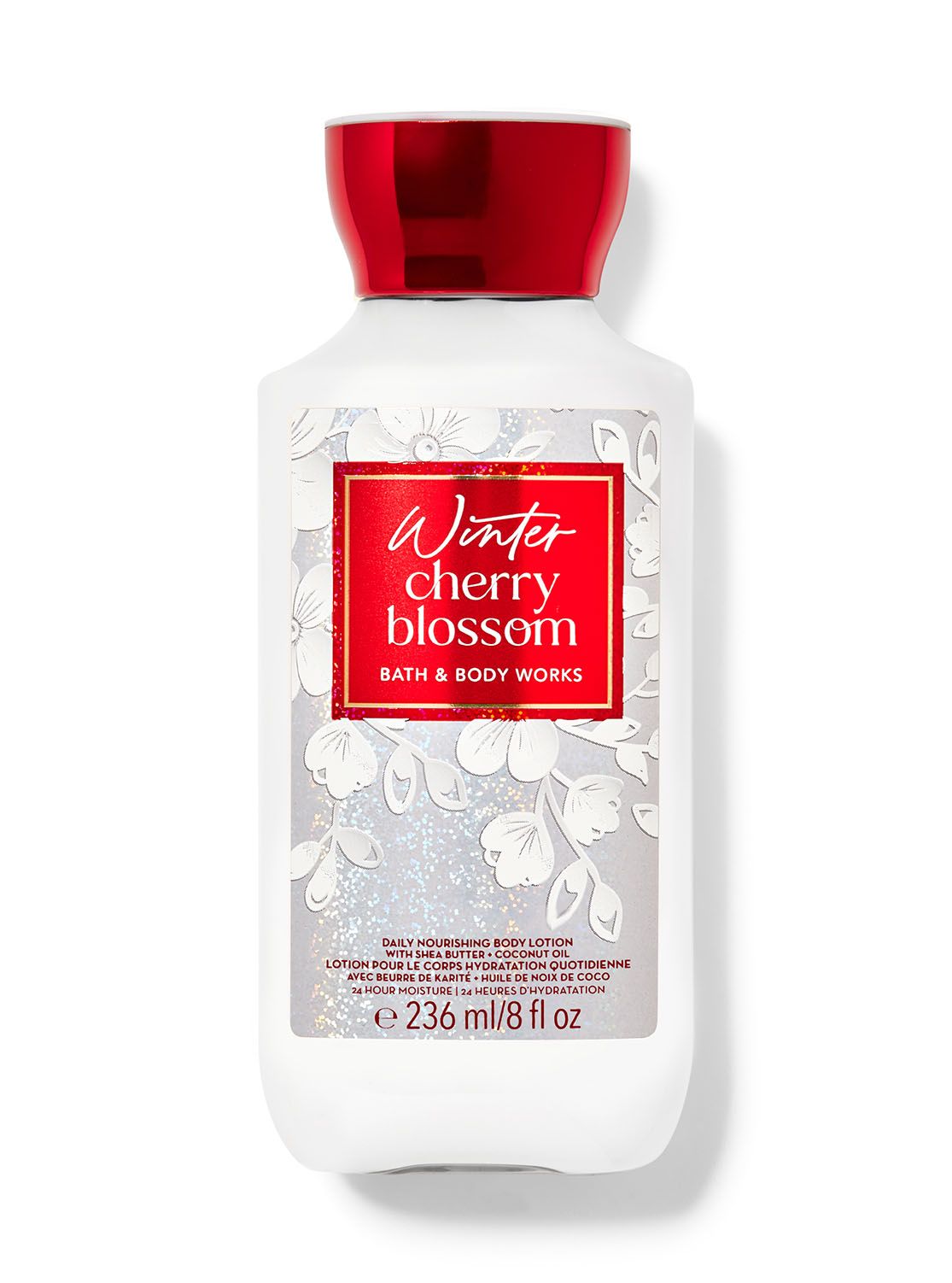  Bath & Body Works Winter Cherry Blossom Daily Nourishing Body Lotion 