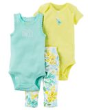  Bộ Đồ Carter's Babysoft Bodysuit Pant Set 