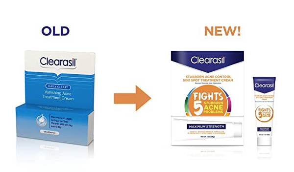  Kem trị mụn Clearasil 10% Benzoyl Peroxide Medication, Tinted 