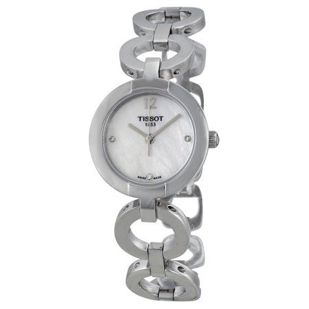  Đồng hồ đeo tay nữ Tissot White Mother of Pearl Diamond 